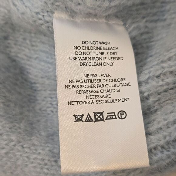 Free People Found my Friend Blue boucle Cardigan size small - Picture 7 of 8